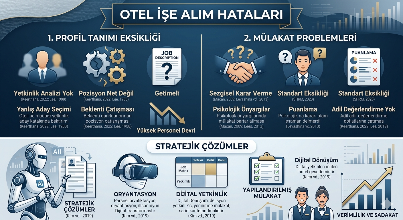 Otel İşletmelerinde İşe Alım Hataları: Personel Devir Hızını Artıran Görünmez Tuzaklar