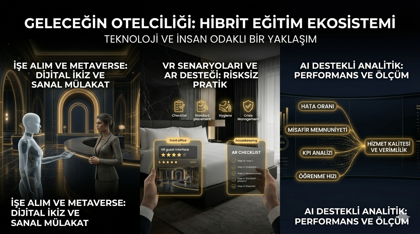 Eğitim Sistemleri Sorunu: Otel İşletmelerinde İşe Alım ve Oryantasyon Süreçlerinde Metaverse, VR, AR, XR ve Yapay Zekâ Teknolojilerinin Uygulanabilirliği
